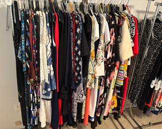 Ladies clothes sizes 10, 12 & some 14. Many with tags on never been worn