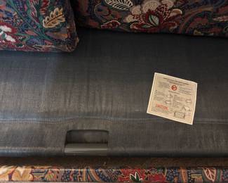 Sleeper Sofa Green Floral Paisley $400.00    82" L 35"D 32"T