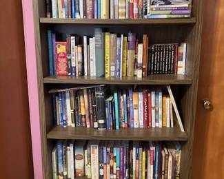 Large Multi- Book Collection: Includes hardcover and paperback fiction, non-fiction, vintage hardbacks, religious, inspirational, and reference titles.