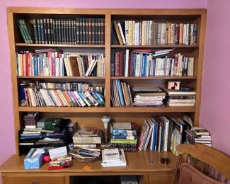 Large Multi-Generational Book Collection: Includes hardcover and paperback fiction, non-fiction, vintage hardbacks, religious, inspirational, reference, and vintage children’s book and readers.
