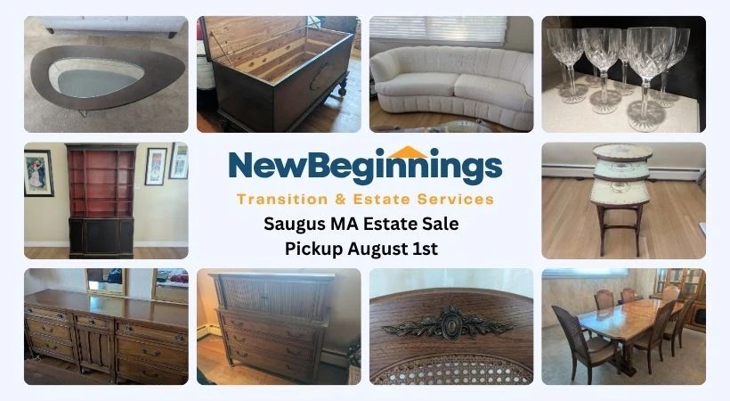 Saugus MA Estate Sale Pickup August 1st