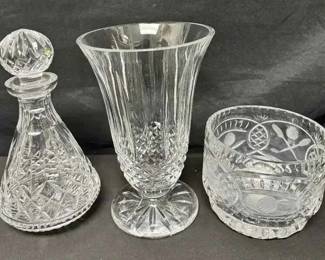 16CT165Vintage Cut Crystal Barware Set