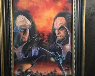 15CT198VStar Trek Testament By Fire Signed