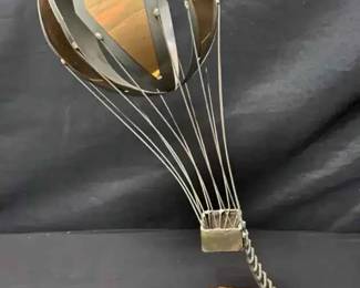 16CT106VVintage Mario Jason Balloon Metal Sculpture On Stone
