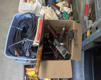 16CT178Tools, Painting And More Supplies Mystery Lot