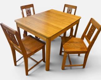 Mid Century Oak dining Table