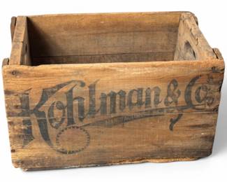 Kohlman Co Wood Crate