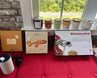 candles and Kitchen Aid attachment