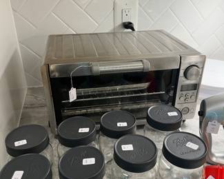 Toaster/Oven and Jars