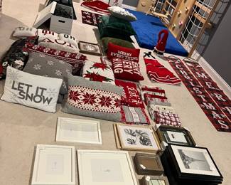 Picture frames and Christmas Decor