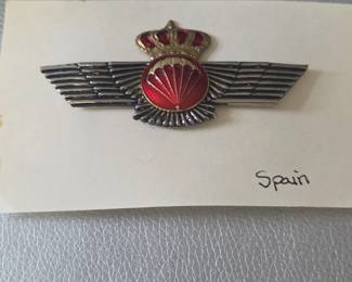 Spanish Paratrooper Qualification Badge Rokiski