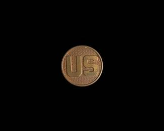 Vintage US Army Enlisted Collar Disc