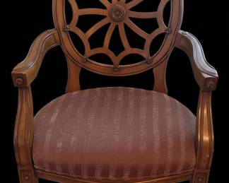 Hollywood Regency SpiderBack Armchair
