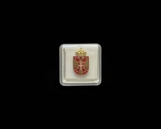 Serbian Coat of Arms Lapel Pin