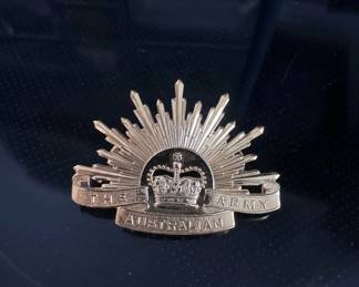 Australian Army Rising Sun Badge Post