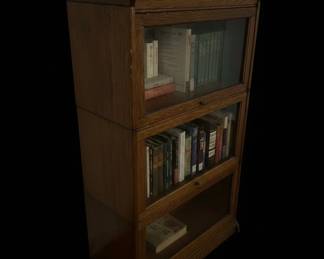 Arts Crafts Mission Oak Section Barrister Bookcase second image