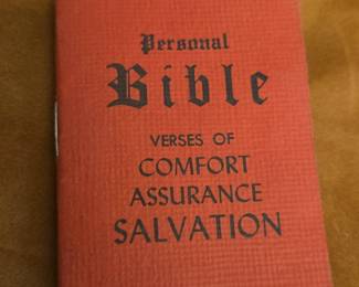 Personal Bible Verses of Comfort Assurance Salvation Booklet Little Bible Ministry
