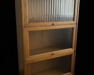 Arts Crafts Mission Oak Section Barrister Bookcase