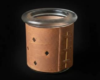 Muurla Ristomatti Ratia Birch Bark Candle Holder