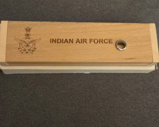 Indian Air Force Commemorative Wooden Pen and Case