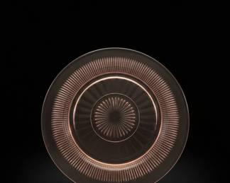 Anchor Hocking Coronation Pink Depression Glass Plate