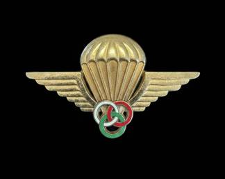 Italian Army Officer Parachute Airborne Badge