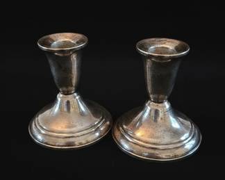 Doughty Creations Sterling Weighted Candlesticks
