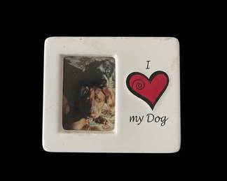 I Love My Dog Magnetic Photo Frame