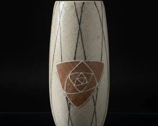 MidCentury Modern West German Ceramic Vase by Scheurich, Model