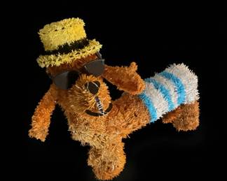 Vintage Tinsel Dachshund Dog