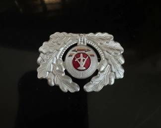East German DDR NVA Border Troops Cap Badge