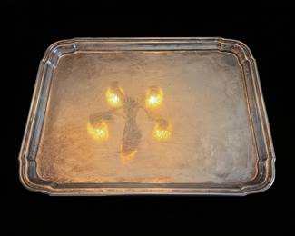 SilverPlated Rectangular Serving Tray