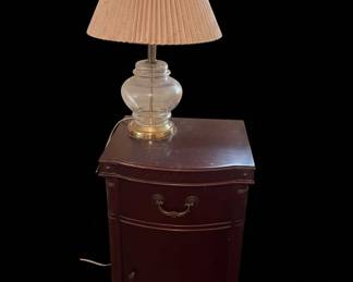 Vintage Mahogany Chippendale Style Nightstand