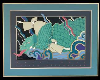 Hugh Ricks New Orleans Mardi Gras Poster