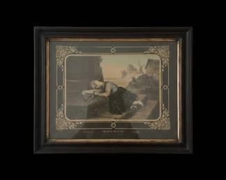 E.G. May The AfterDinner Nap Lithographic Print