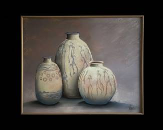 Lee Reynolds Still Life Vase Painting