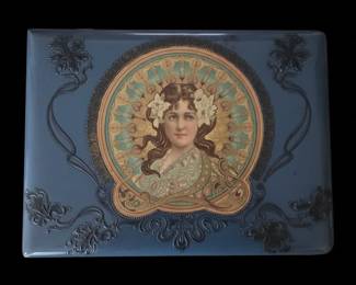 Art Nouveau Portrait Cabinet Photograph Album