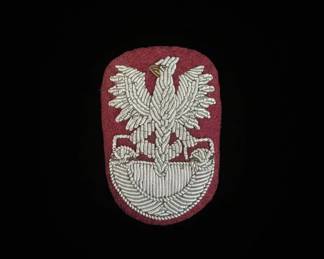 WW Polish Forces Cap Patch Eagle LWP Model Poland