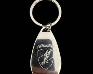 Lamborghini Silver Shield Keyring