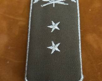 East German NVA Major General Shoulder Board