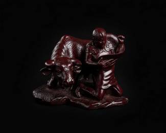Matador and Bull Figurine