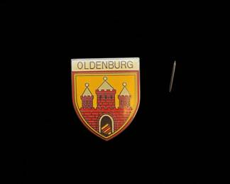 Oldenburg Coat of Arms Enamel Charm