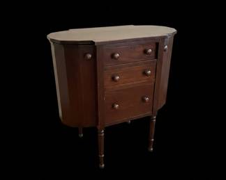 Vintage Martha Washington Mahogany Sewing Cabinet