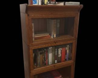 Antique Macey Oak Barrister Bookcase