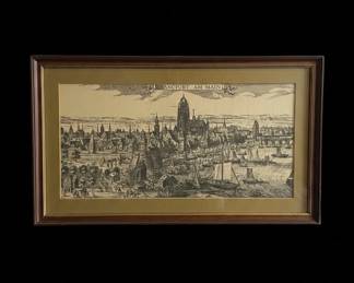 Matthus Merian the Elder Frankfurt am Main Engraving