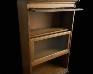 Arts Crafts Mission Oak Section Barrister Bookcase third image