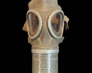 WWII U.S. Office of Civilian Defense OCD Gas Mask MA