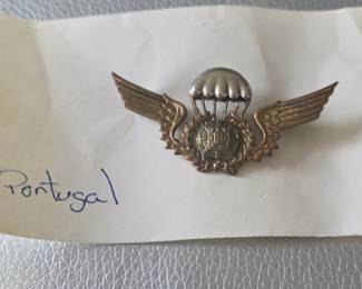 Portuguese Paratrooper Qualification Badge fourth Series