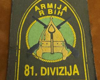 Armija RBiH . Divizija Military Patch