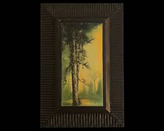 Val Whitford Forest Landscape Oil Painting